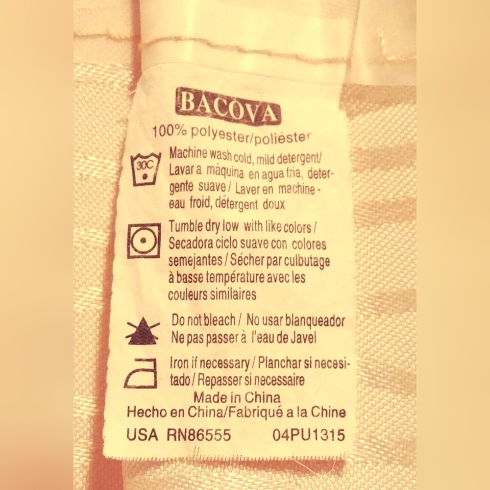 Bacova Golden Sands Shower Curtain, with Seashells and Coral 70-Inch - Picture 5 of 5